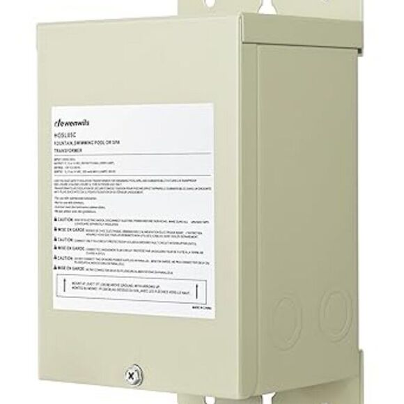 Dewenwils Low Voltage Fountain Pool Spa Transformer 300W 120V 60Hz HOSL05C - Picture 1 of 12